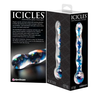 Icicles - Ręcznie Wykonane Ekskluzywne Szklane Dildo